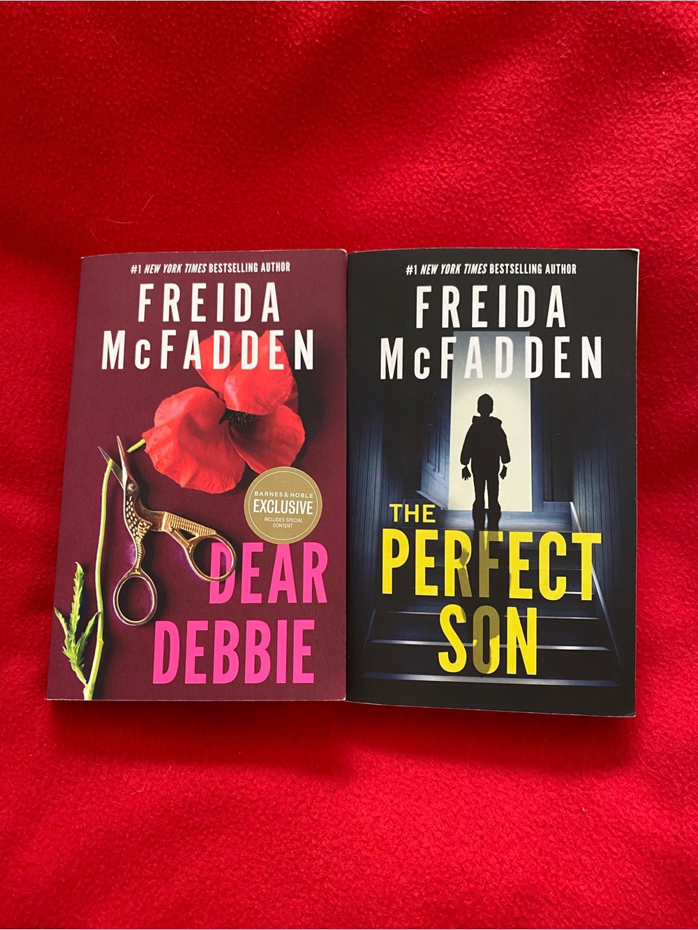 Freida McFadden “Dear Debbie” and “The Perfect Son”